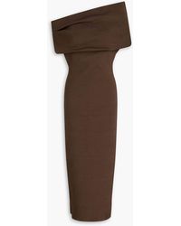 ARMARIUM - Debra Off-The-Shoulder Stretch-Knit Midi Dress - Lyst