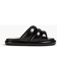 Proenza Schouler - Quilted Leather Slides - Lyst