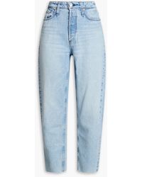Rag & Bone - Alissa Cropped High-rise Tapered Jeans - Lyst