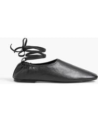A.Emery - Pinta Lace-up Leather Ballet Flats - Lyst