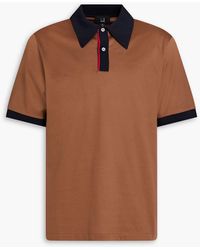 Dunhill - Cotton-jersey Polo Shirt - Lyst