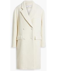 IRO - Omari Double-breasted Cotton, Wool And Alpaca-blend Bouclé-tweed Coat - Lyst
