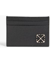 Off-White c/o Virgil Abloh - Jitney Pebbled-Leather Cardholder - Lyst