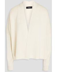 Theory - Cotton And Cashmere-blend Cardigan - Lyst