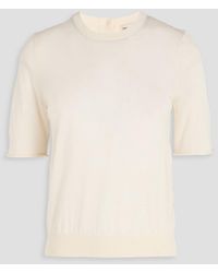 Tory Burch - Pullover aus einer woll-seidenmischung - Lyst