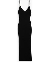 Versace - Embellished Stretch-Jersey Midi Dress - Lyst