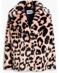 Jakke - Rita Leopard-print Faux Fur Jacket - Lyst