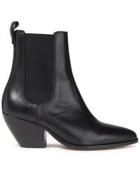 Sandro - Leather Ankle Boots - Lyst