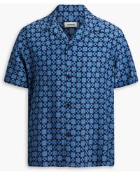 Sandro - Printed Woven Shirt - Lyst