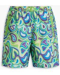 Jacquemus - Mid-length Printed Swim Shorts - Lyst