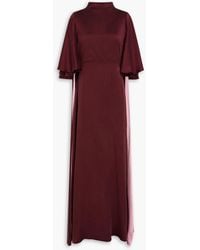 ROKSANDA - Kalydria Two-Tone Washed Silk-Satin Gown - Lyst