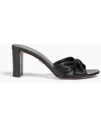 Veronica Beard - Ganita Knotted Leather Mules - Lyst