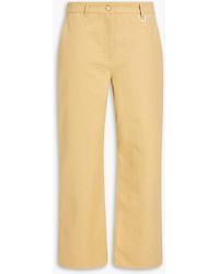 CASABLANCA - Cotton-Jacquard Straight-Leg Pants - Lyst