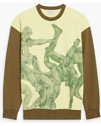 JW Anderson - Printed French Cotton-terry Sweatshirt - Lyst