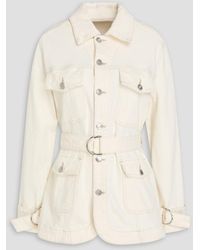 Jonathan Simkhai - Leora Belted Denim Jacket - Lyst