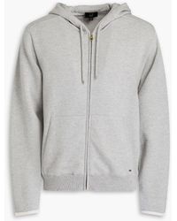 dunhill - French Cotton And Cashmere-blend Terry Zip-up Hoodie - Lyst