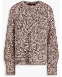 Mother Of Pearl - Marled Wool-blend Sweater - Lyst