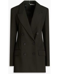 Nina Ricci - Double-breasted Zip-detailed Crepe Blazer - Lyst