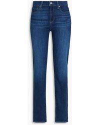 PAIGE - Hoxton halbhohe jeans mit geradem bein - Lyst
