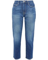 FRAME Denim Le Pegged Jean in Blue 