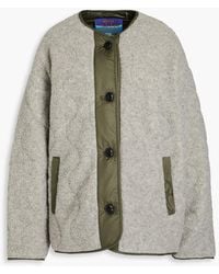 Tory Burch - Reversible Bouclé And Shell Jacket - Lyst