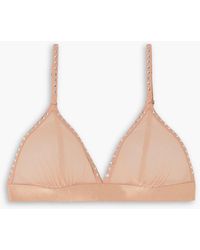 Love Stories - Uma Embellished Stretch-tulle Soft-cup Triangle Bra - Lyst