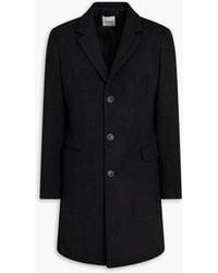 Sandro - Wool-blend Felt Coat - Lyst
