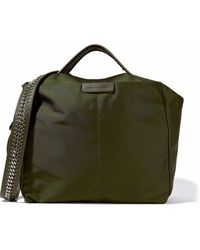 Stella McCartney Woman Shell Shoulder Bag Army Green