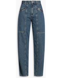 Isabel Marant - Fanny High-Rise Tapered Jeans - Lyst