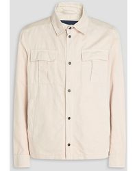 Herno - Cotton And Linen-Blend Overshirt - Lyst