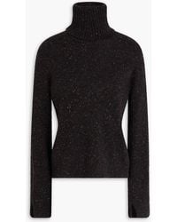 Autumn Cashmere - Marled Cashmere Turtleneck Sweater - Lyst