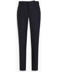 dunhill - Tapered Cotton And Wool-blend Twill Pants - Lyst