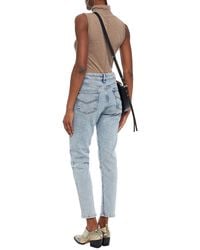 Ba\u0026sh Denim Sanders Low-rise Skinny Jeans in Ecru (White) - Lyst