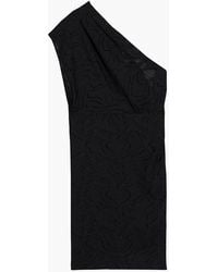 IRO - Roxanie One-shoulder Fil Coupé Chiffon Mini Dress - Lyst