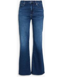 FRAME - The Icon Long Mid-Rise Flared Jeans - Lyst
