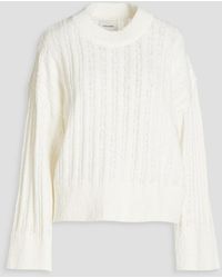 Holzweiler - Hi Knit Ribbed Cotton Sweater - Lyst