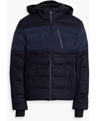 Aztech Mountain - Nuke Quilted Wool-blend Twill-paneled Hooded Down Ski Jacket - Lyst