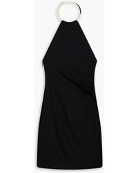 GAUGE81 - Tome Silk-blend Crepe De Chine Halterneck Mini Dress - Lyst