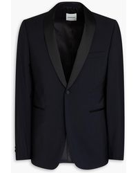 Sandro - Smokingjacke aus einer wolle mit satineinsätzen - Lyst