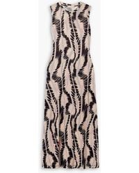 Ulla Johnson - Orla Printed Lyocell-Jersey Midi Dress - Lyst