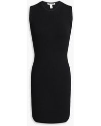 Autumn Cashmere - Cutout Ribbed-knit Mini Dress - Lyst