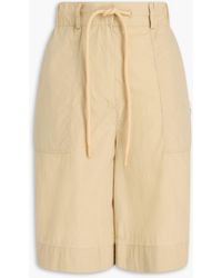 Moncler - Cotton-blend Shell Shorts - Lyst