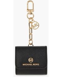 MICHAEL Michael Kors - Textured-leather Airpods Case - Lyst