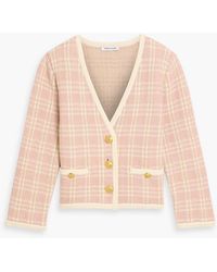 Veronica Beard - Claudine Metallic Jacquard-Knit Cotton-Blend Jacket - Lyst