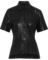 Helmut Lang Leather Shirt - Black
