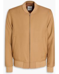 Sandro - Wool-blend Twill Bomber Jacket - Lyst