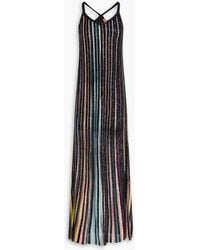 Missoni - Metallic Sequined Crochet-knit Maxi Dress - Lyst