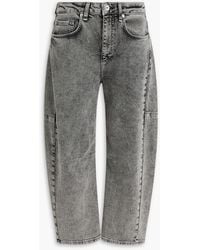 Rag & Bone - Chase Acid-Wash High-Rise Barrel-Leg Jeans - Lyst