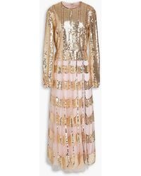Valentino Garavani - Embellished Tulle Gown - Lyst