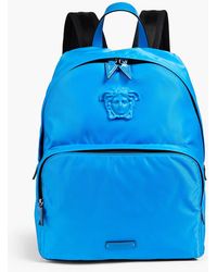 Versace Embellished Shell Backpack - Blue